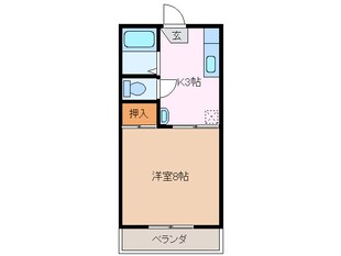 サニーライフ栗真の物件間取画像